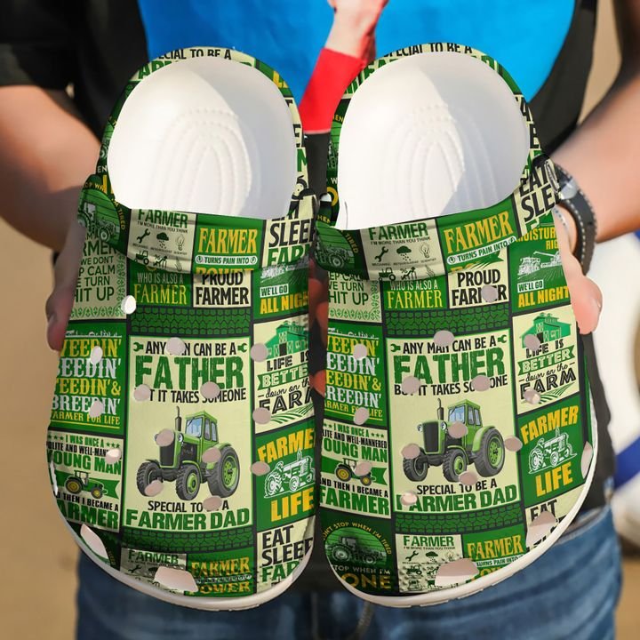 Farmer Dad Crocs Clog Shoes