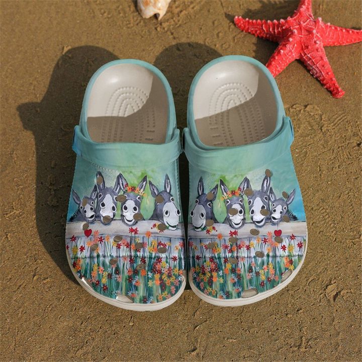 Farmer Funny Donkey Crocs Clog Shoes
