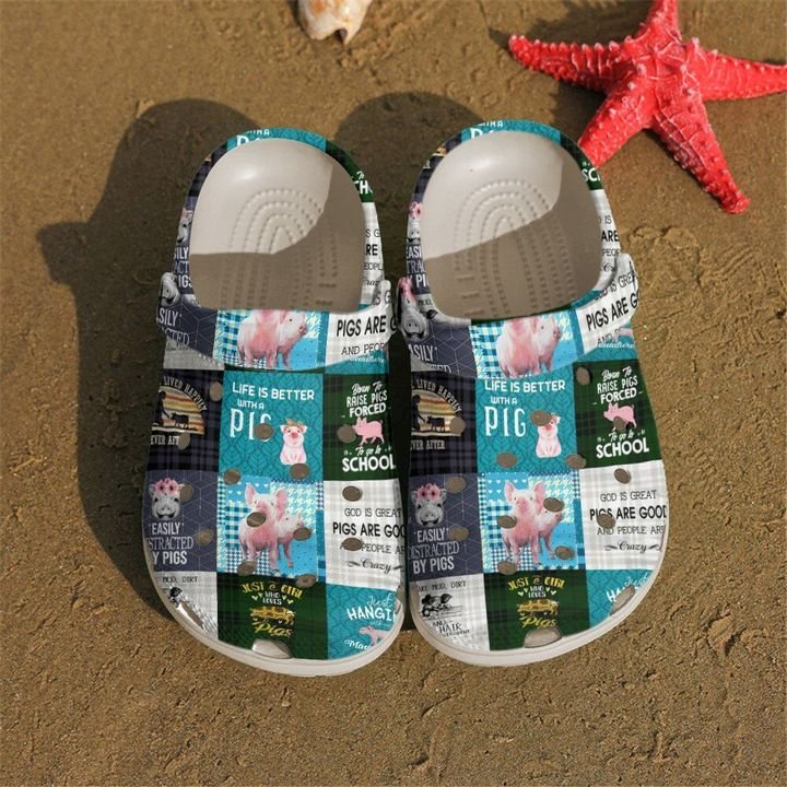 Farmer Life Is Better With A Pig Crocs Clog Shoes 5 Farmer Life Is Better With A Pig Crocs Clog Shoes