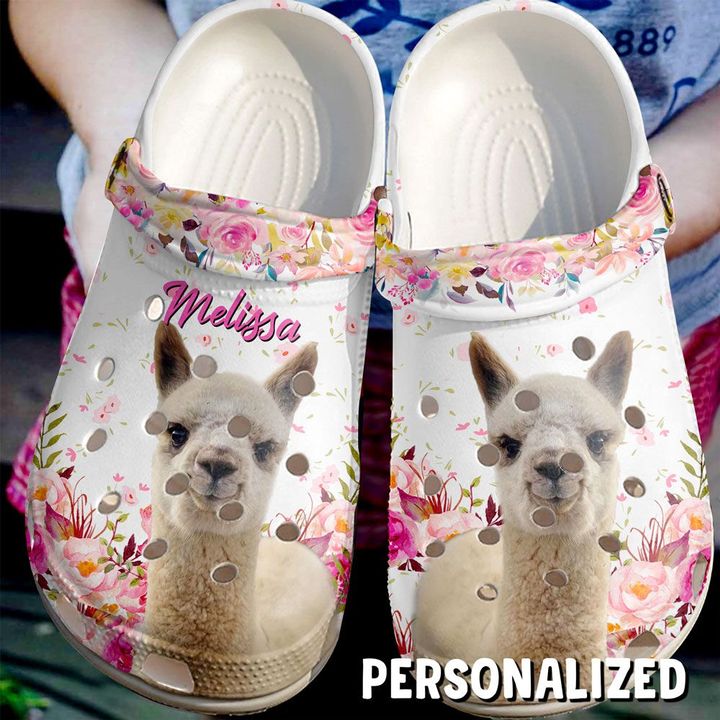 Farmer Personalized Cute Alpaca Crocs Clog Shoes