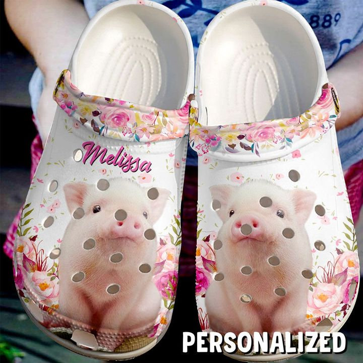 Farmer Personalized Cute Pig Crocs Clog Shoes