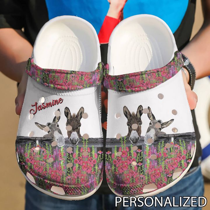 Farmer Personalized Donkey Couple Crocs Clog Shoes 3 Farmer Personalized Donkey Couple Crocs Clog Shoes