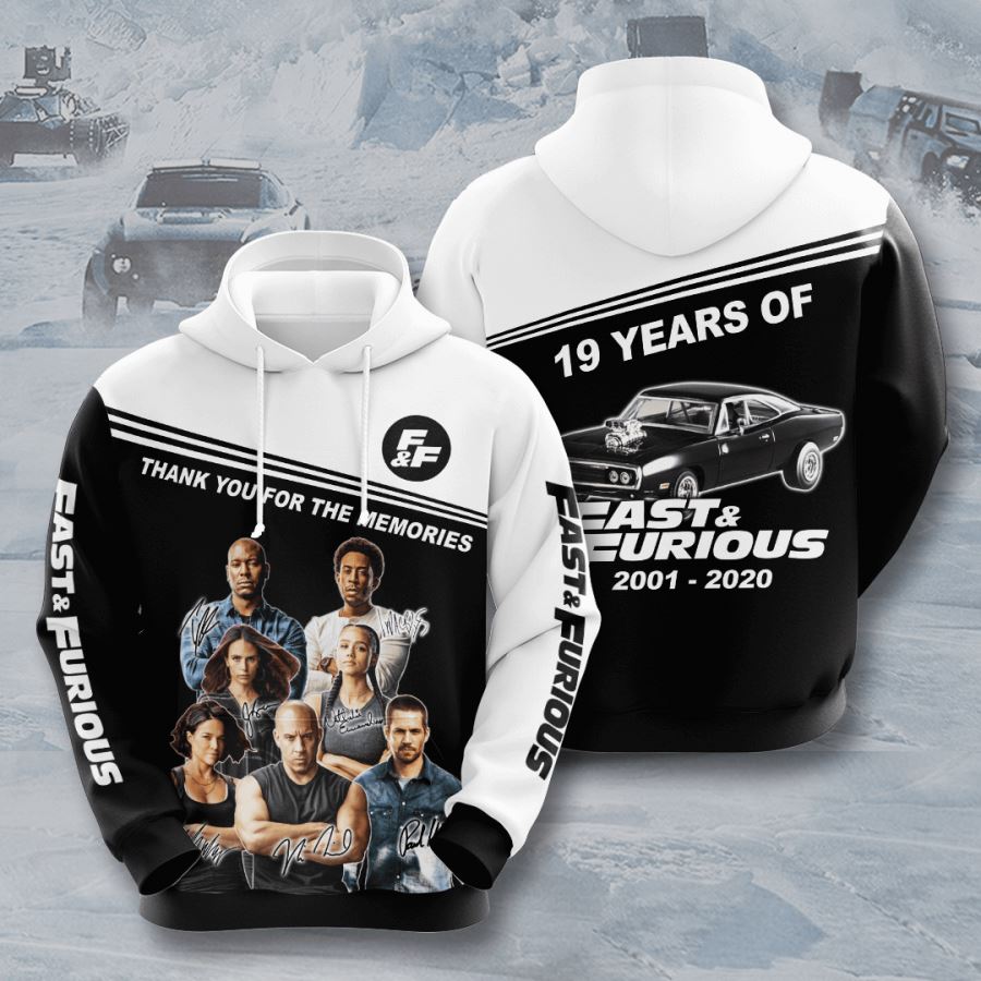 Fast And Furious Custom Hoodie 3D