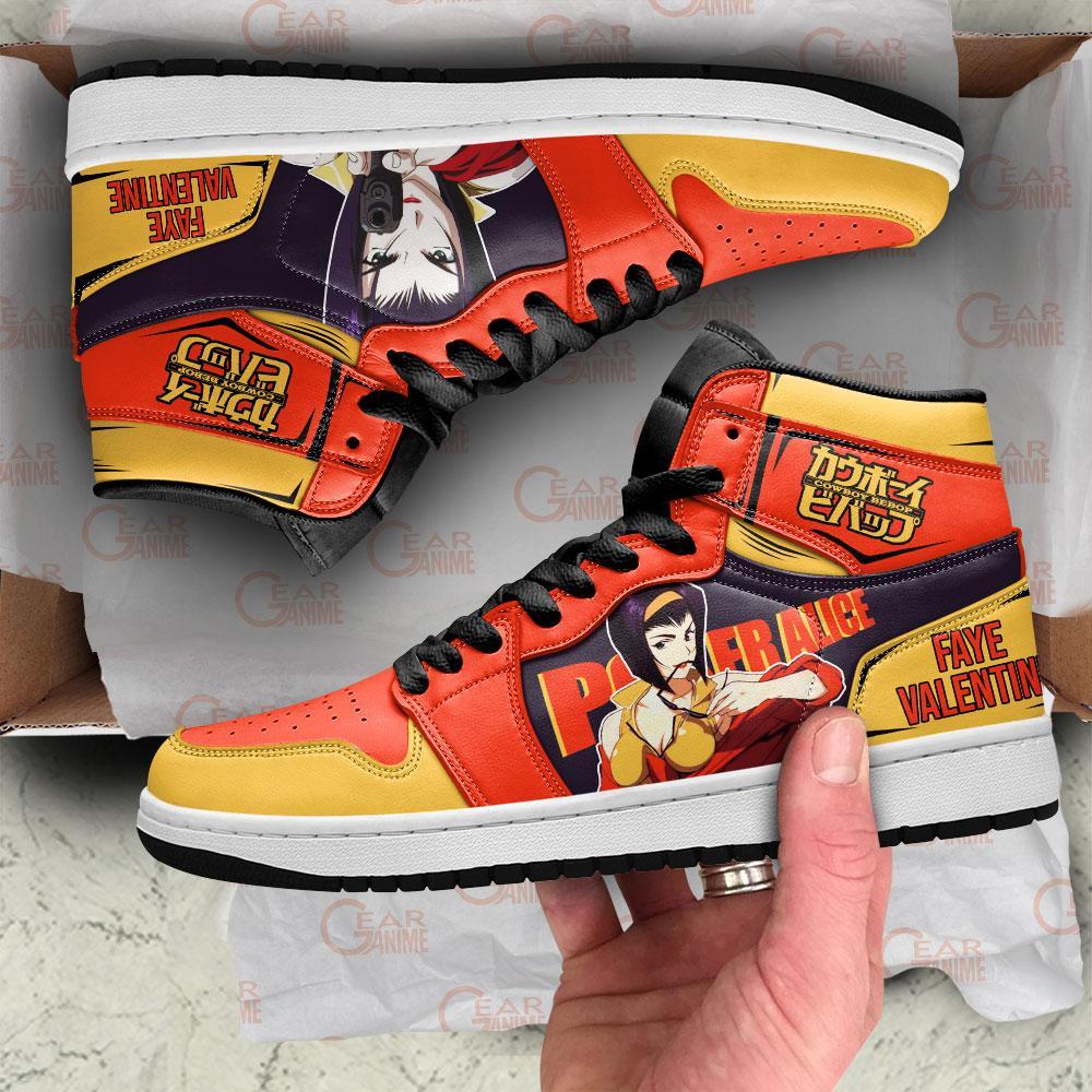 Faye Valentine Sneakers Cowboy Bebop Anime Custom Air Jordan Shoes