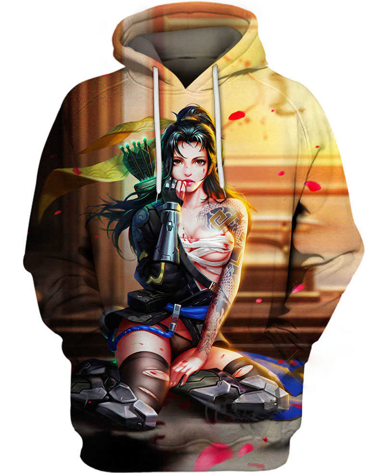 Female Hanzo Hoodie 3D