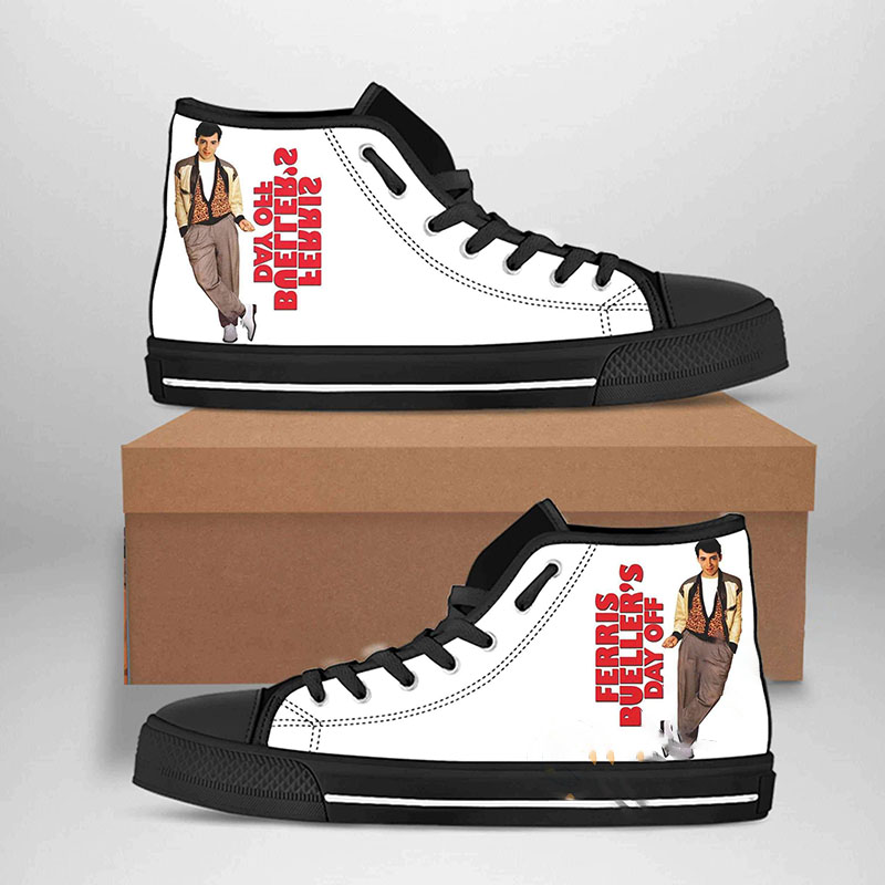 Ferris Bueller Best Movie Character High Top Shoes 1 Ferris Bueller Best Movie Character High Top Shoes