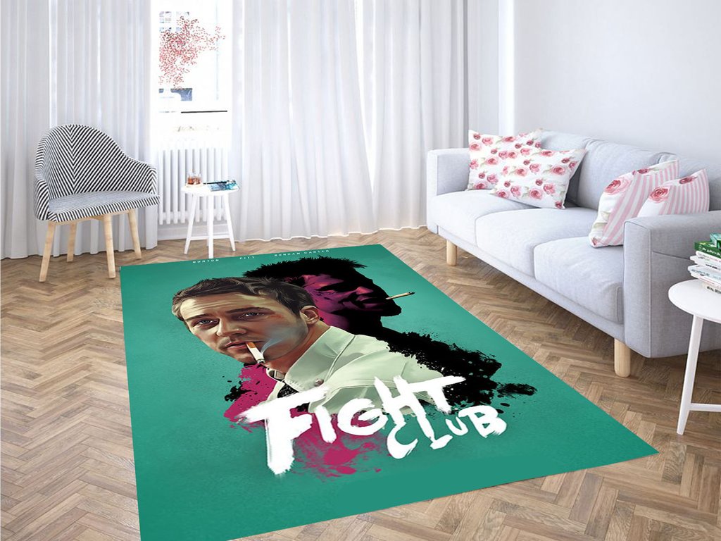 Fight Club Living Room Modern Carpet Rug