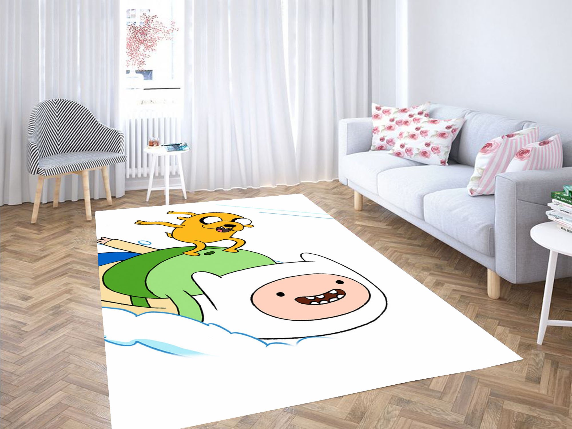 Finn And Jack Playing Carpet Rug