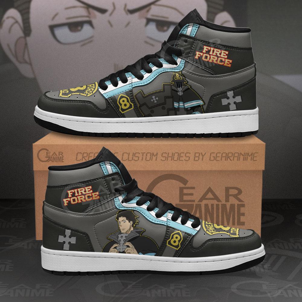 Fire Force Akitaru Obi Sneakers Custom Anime Air Jordan Shoes 10 Fire Force Akitaru Obi Sneakers Custom Anime Air Jordan Shoes