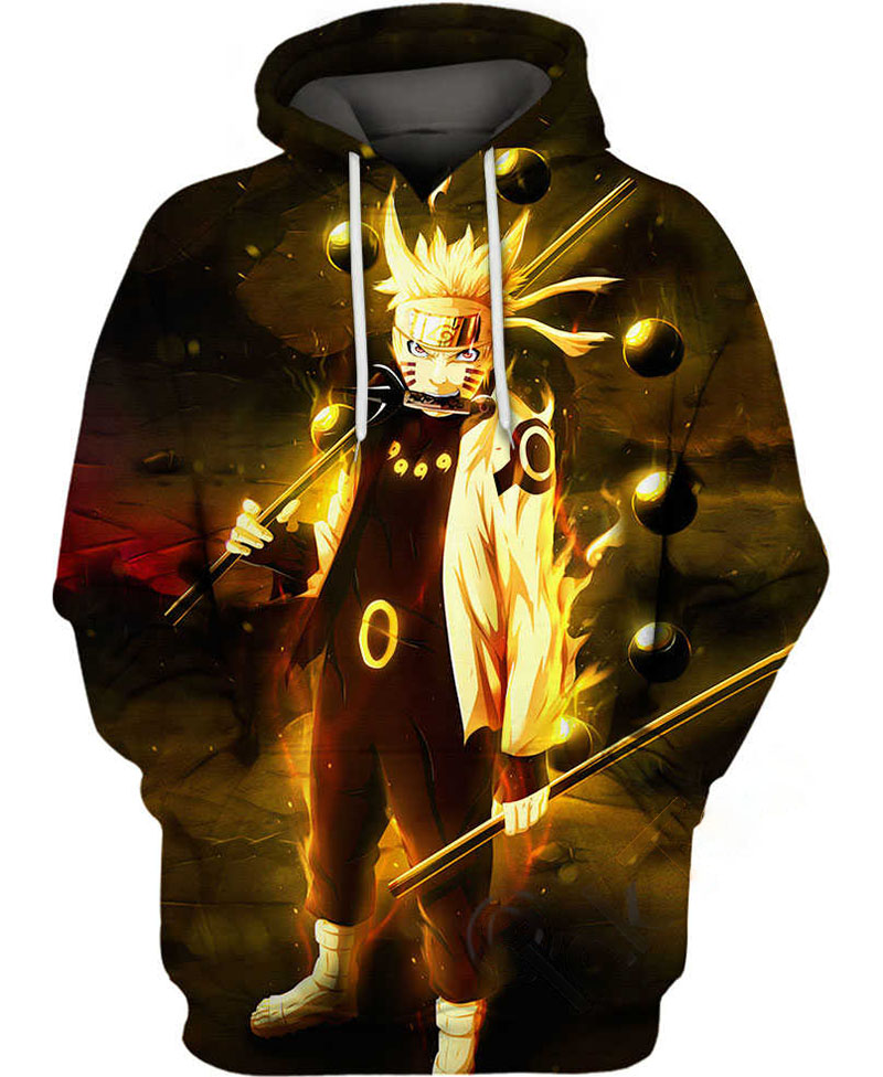 Fire Release Naruto Uzumaki Hoodie 3D 6 Fire Release Naruto Uzumaki Hoodie 3D