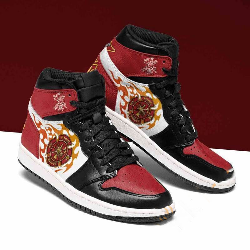 Fire Rescue Custom Air Jordan Shoes