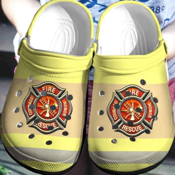 Firefighter Crocs Clog Shoes 2 Firefighter Crocs Clog Shoes