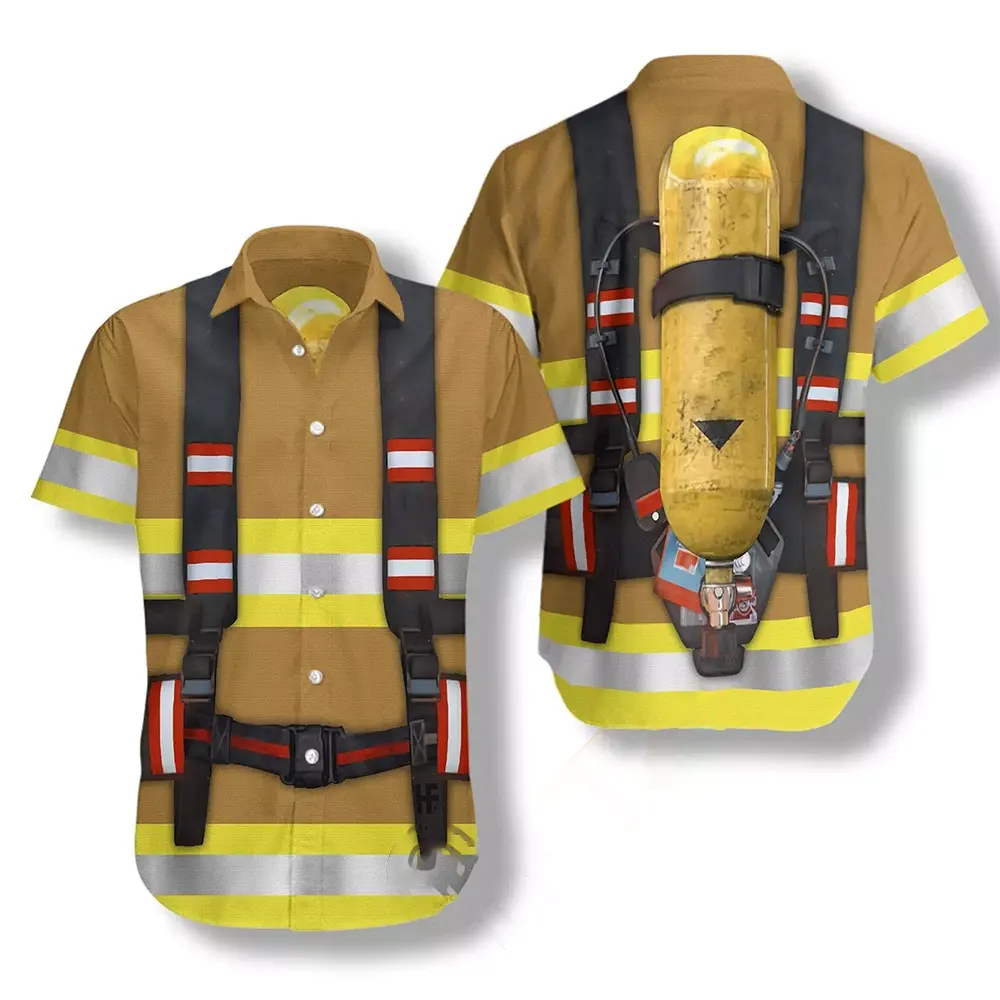 Firefighter Hawaiian shirts
