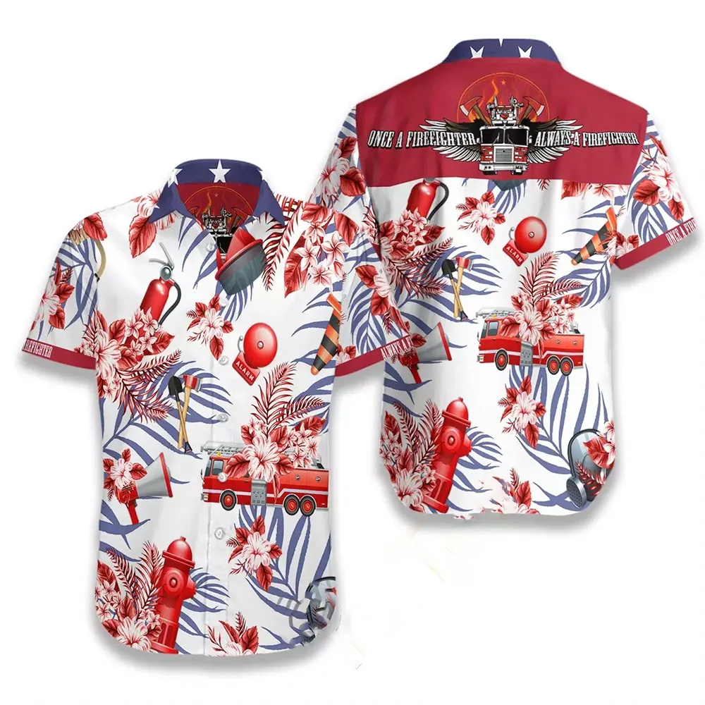 Firefighter Hawaiian shirts