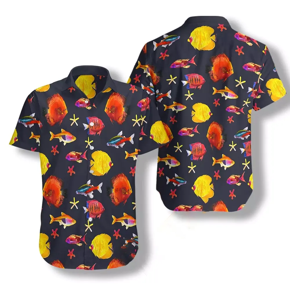 Fish And Starfish Hawaiian shirts 4 Fish And Starfish Hawaiian shirts