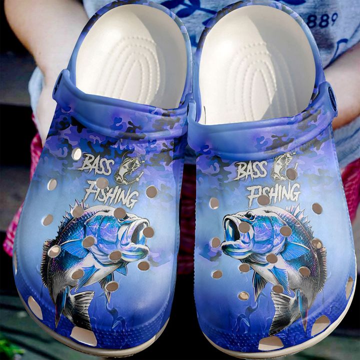 Fishing Bass Crocs Clog Shoes 12 Fishing Bass Crocs Clog Shoes