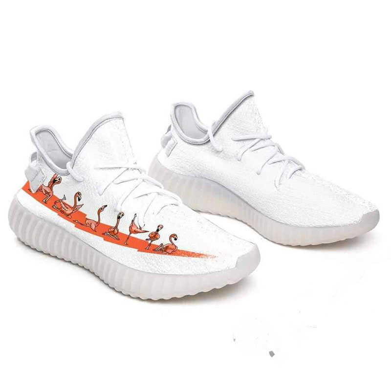 Flamingo Doing Yoga Yeezy Boost