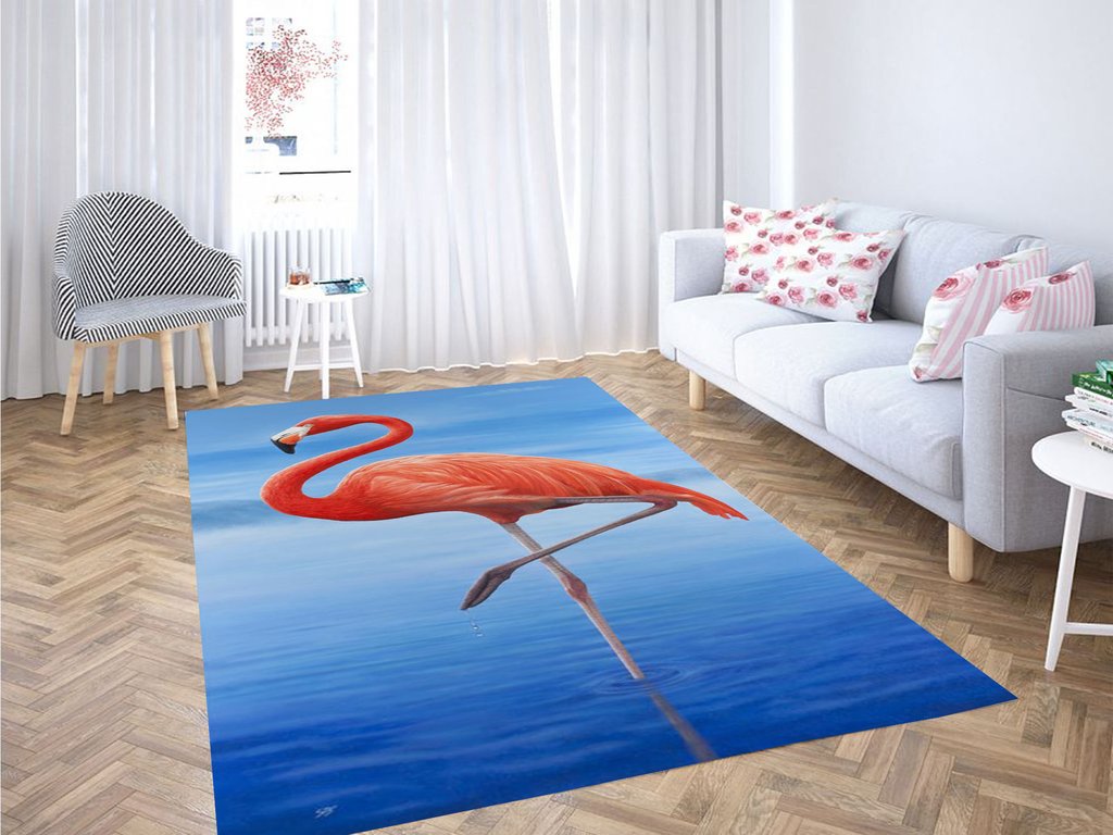 Flamingo Oil Wallpaper Living Room Modern Carpet Rug 10 Flamingo Oil Wallpaper Living Room Modern Carpet Rug