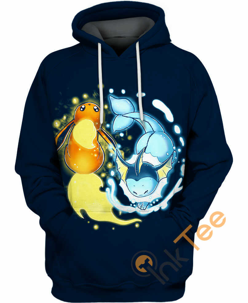 Flareon And Vaporeon Hoodie 3D 5 Flareon And Vaporeon Hoodie 3D