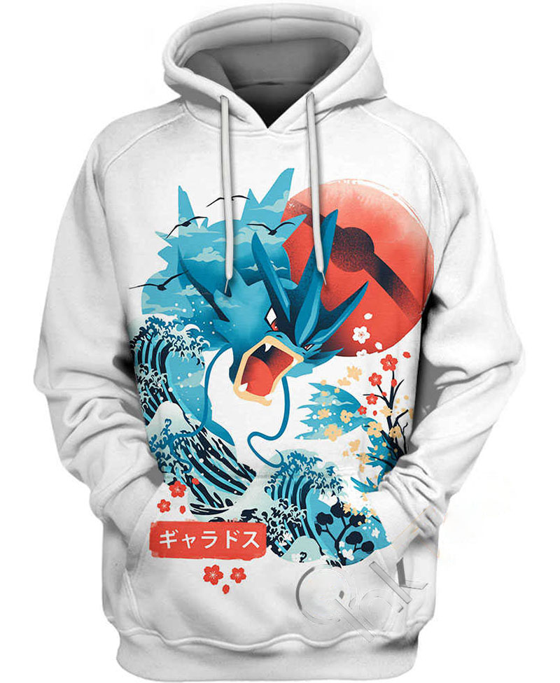 Flying Water Gyarados Hoodie 3D 7 Flying Water Gyarados Hoodie 3D