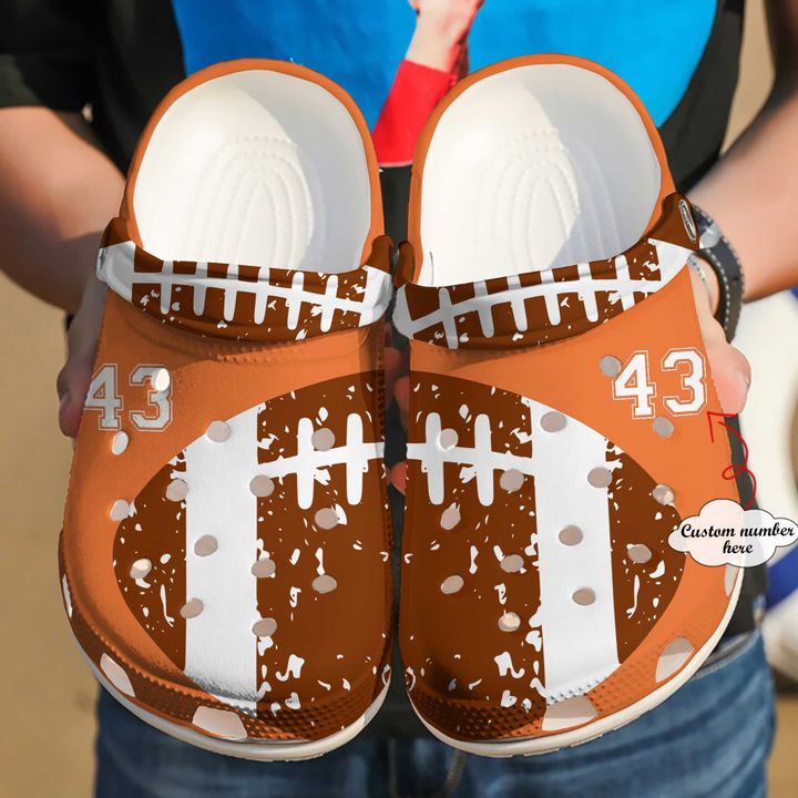 Football Personalized Ball V2 Crocs Clog Shoes 2 Football Personalized Ball V2 Crocs Clog Shoes