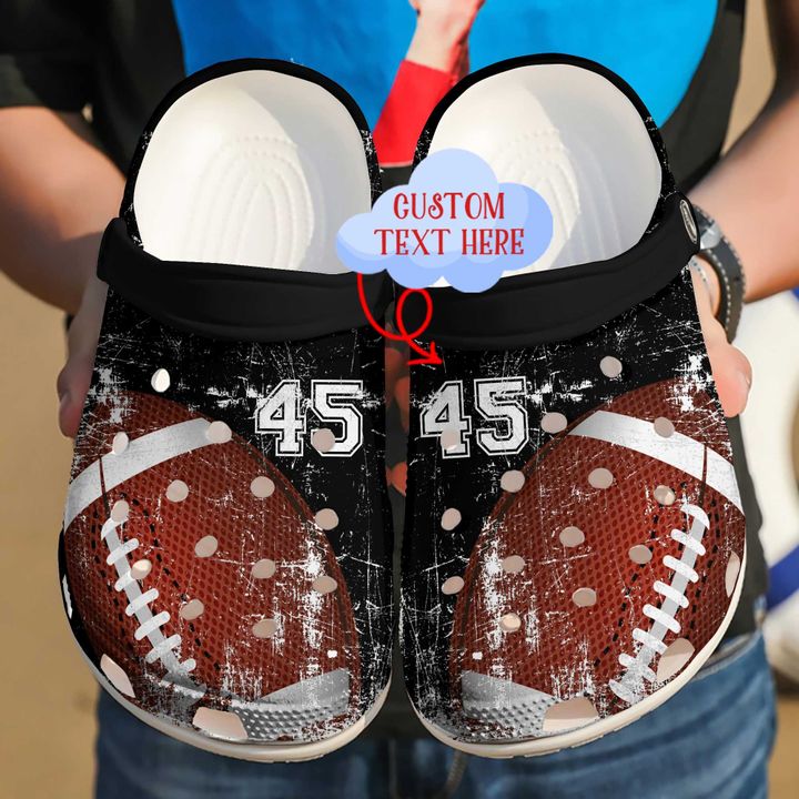 Football Personalized Colorful Crocs Clog Shoes 9 Football Personalized Colorful Crocs Clog Shoes