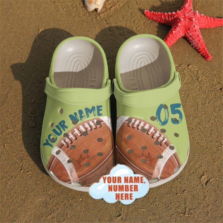 Football Personalized Crocs Clog Shoes 6 Football Personalized Crocs Clog Shoes