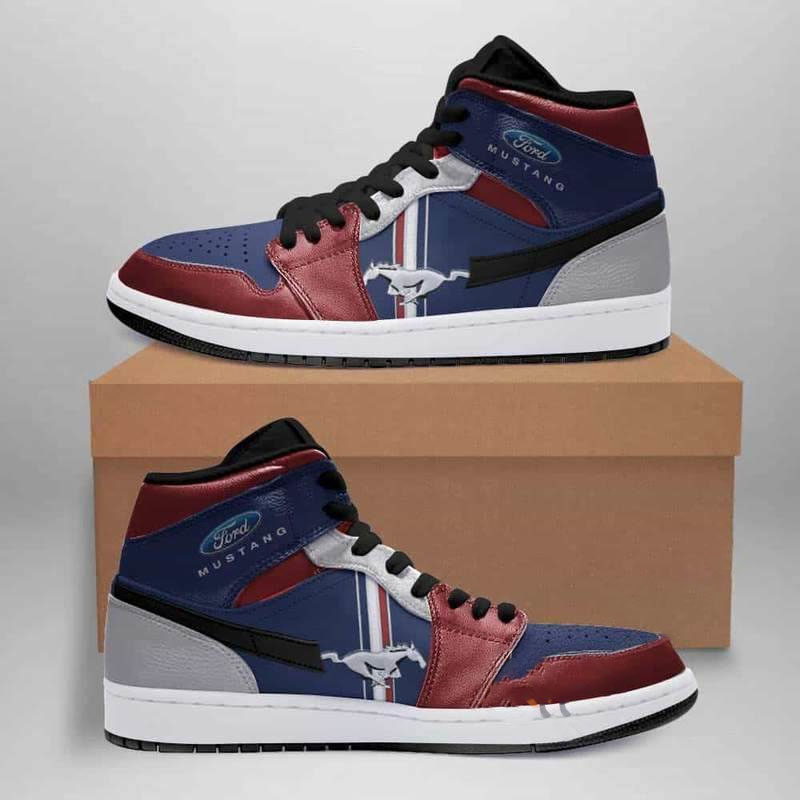 Ford Mustang Custom Air Jordan Shoes