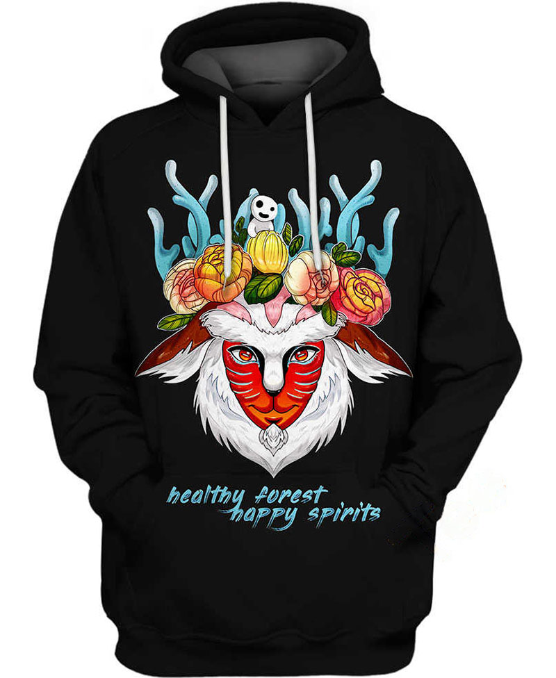 Forest Spirit Hoodie 3D