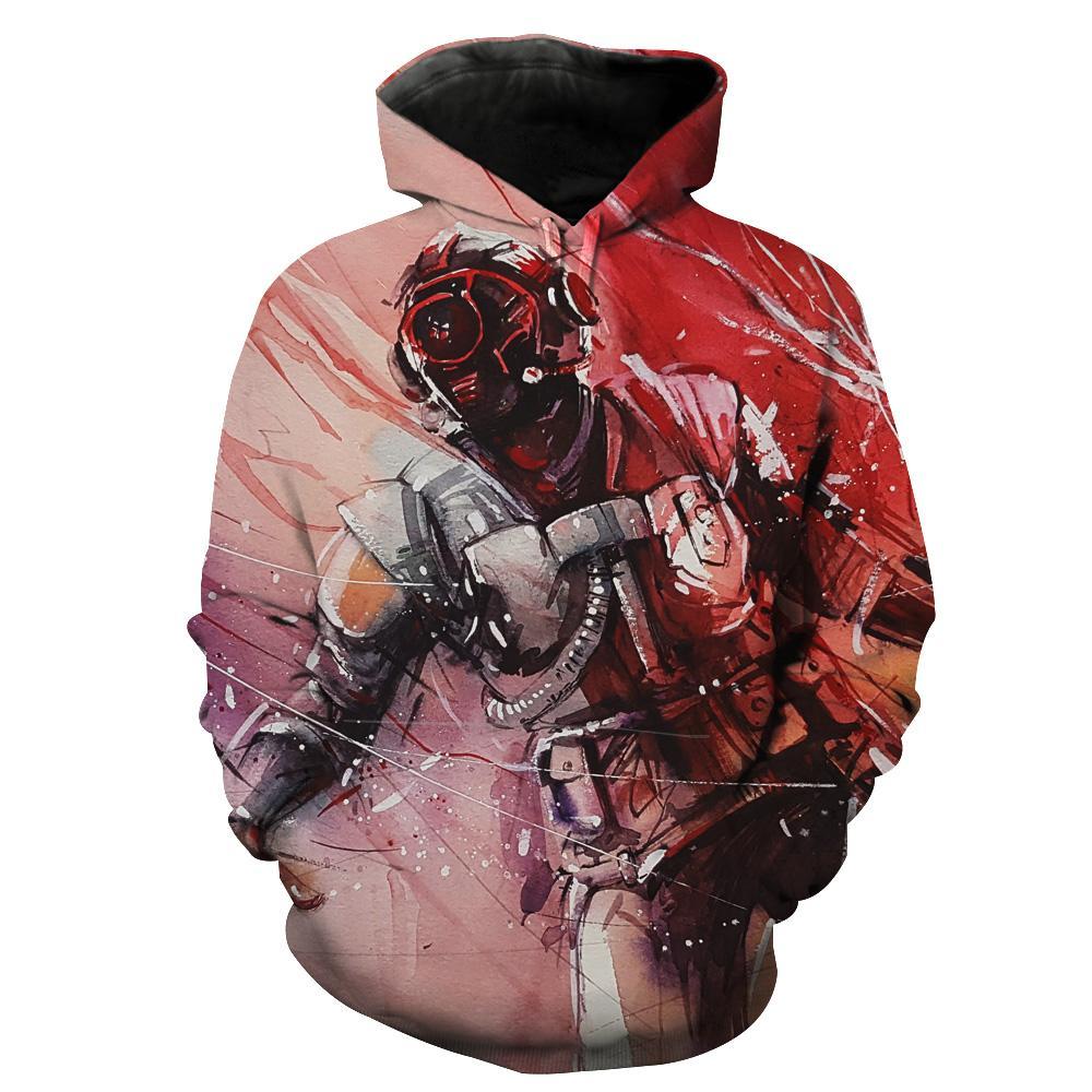 Fortnite The Visitor Skin Fortnite Ands Hoodie 3D