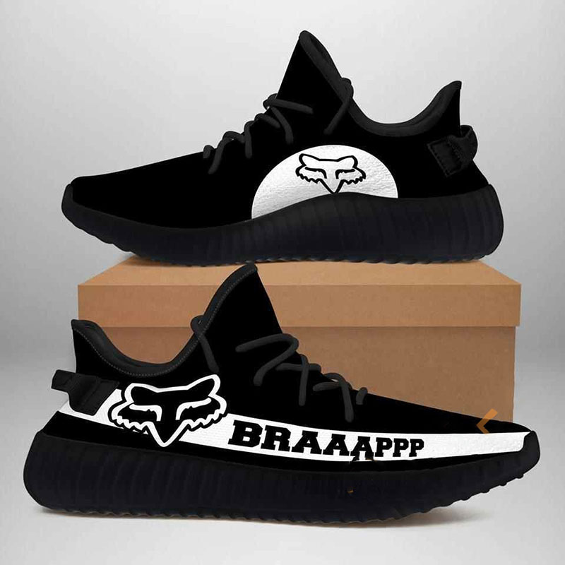 Fox Racing Braaappp Custom Black Yeezy Boost 6 Fox Racing Braaappp Custom Black Yeezy Boost