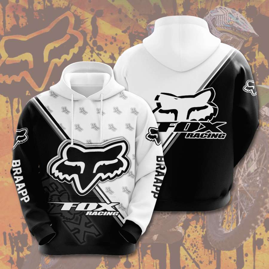 Fox Racing Custom Hoodie 3D
