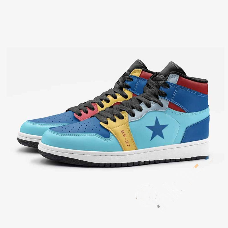 Franky One Piece Custom Air Jordan Shoes