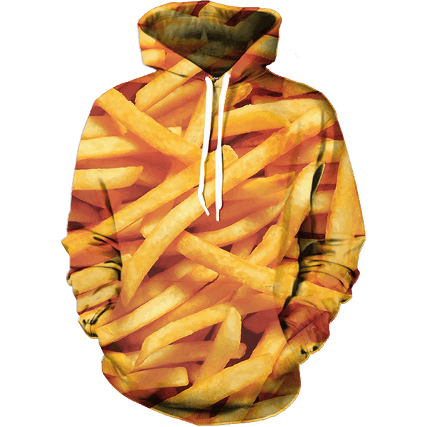 French Fries Funny Foods Hoodie 3D