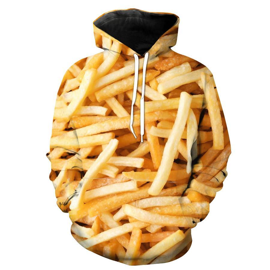 French Fries Funny French Fry Food Hoodie 3D 1 French Fries Funny French Fry Food Hoodie 3D