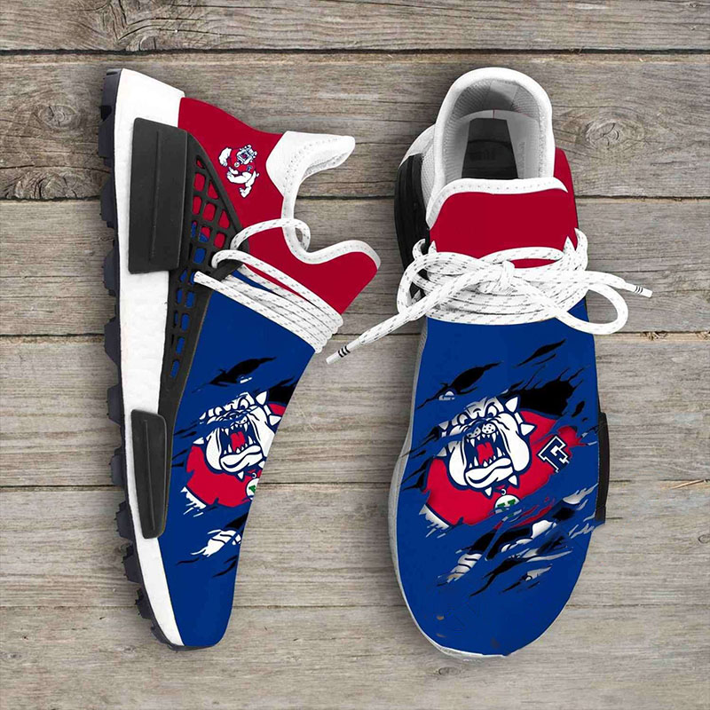 Fresno State Bulldogs Ncaa NMD Human Shoes