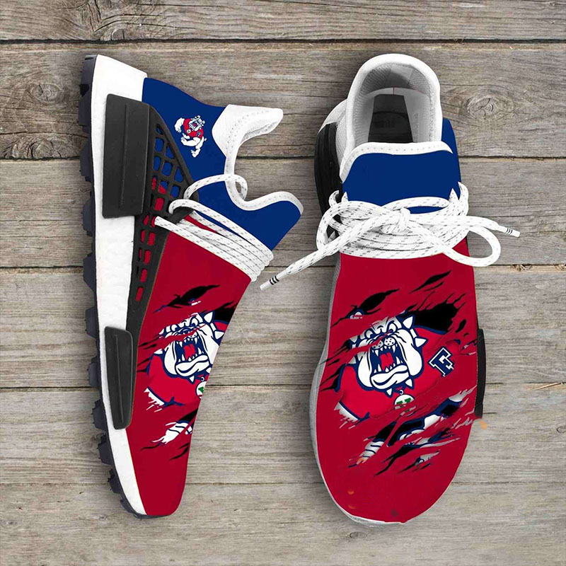 Fresno State Bulldogs Ncaa Sport Teams NMD Human Shoes 9 Fresno State Bulldogs Ncaa Sport Teams NMD Human Shoes