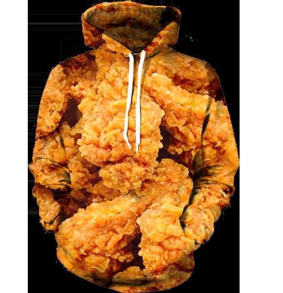 Fried Chicken Funny Foods Hoodie 3D