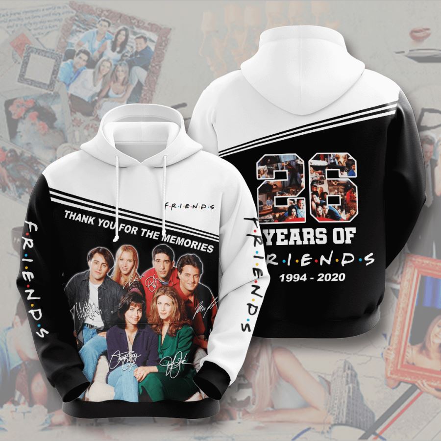 Friends Custom Hoodie 3D 4 Friends Custom Hoodie 3D