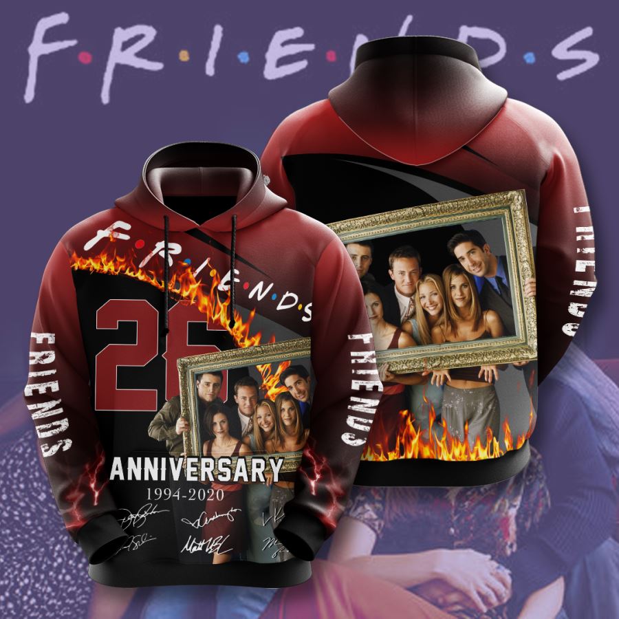 Friends Custom Hoodie 3D 3 Friends Custom Hoodie 3D