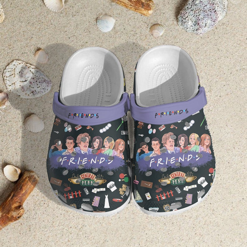 Friends Print Crocs Clog Shoes