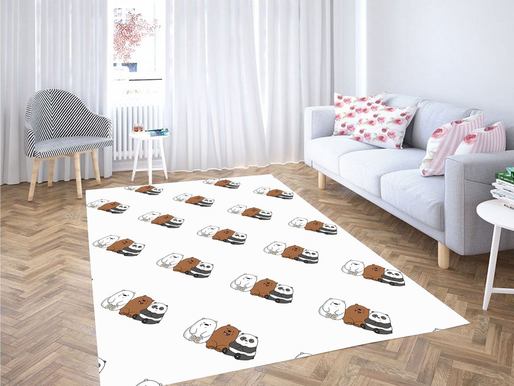 Friendship Pattern We Bare Bears Living Room Modern Carpet Rug 2 Friendship Pattern We Bare Bears Living Room Modern Carpet Rug