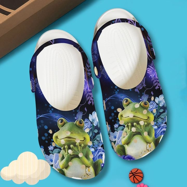 Frog A Lovely Crocs Clog Shoes