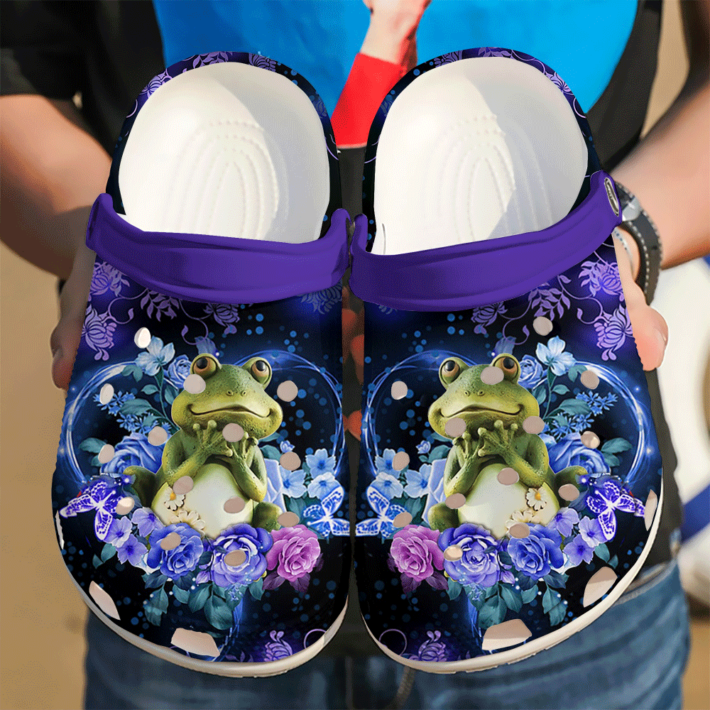 Frog Lover Collection Crocs Clog Shoes