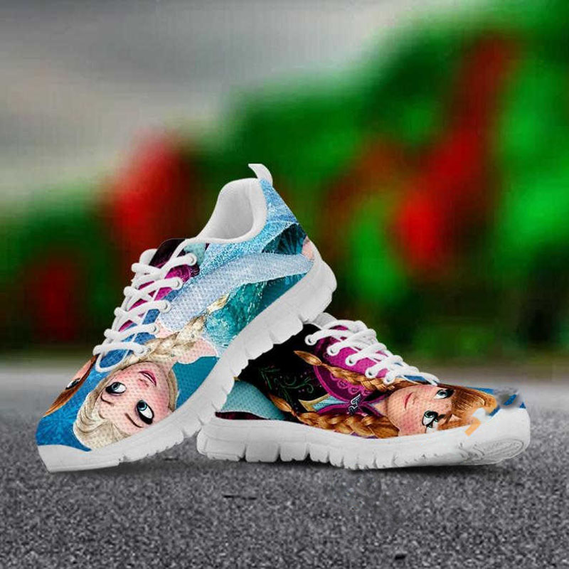 Frozen Custom Painted Disney Movie Animated Running Nike Roshe Shoes