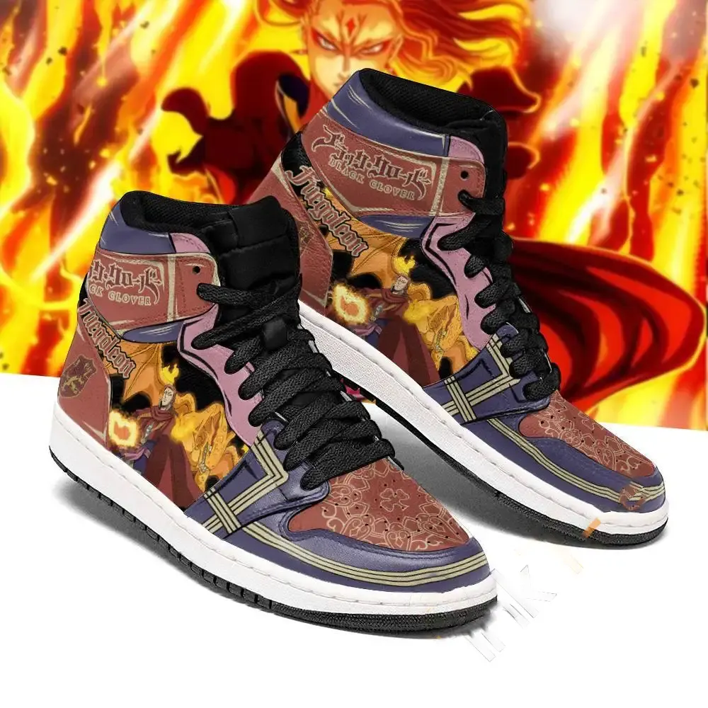 Fuegoleon Vermillion Black Clover Anime Shoes Amazon Air Jordan Shoes