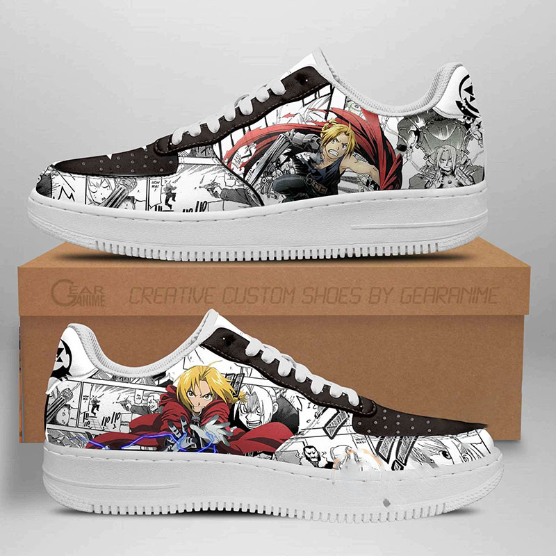 Fullmetal Alchemist Anime Shoes Nike Air Force Shoes