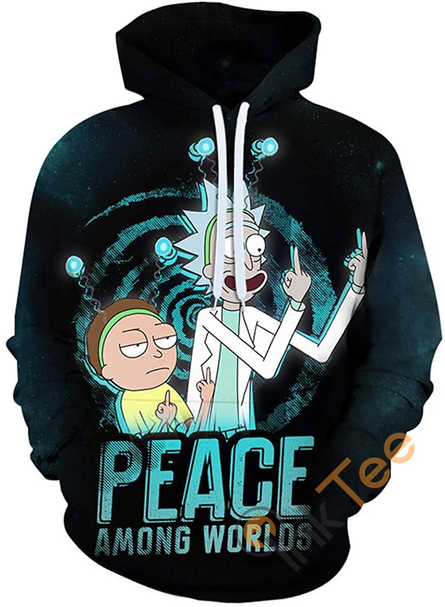 Funny Cartoon Cosplay Print Pullover With Front Pocket Hoodie 3D