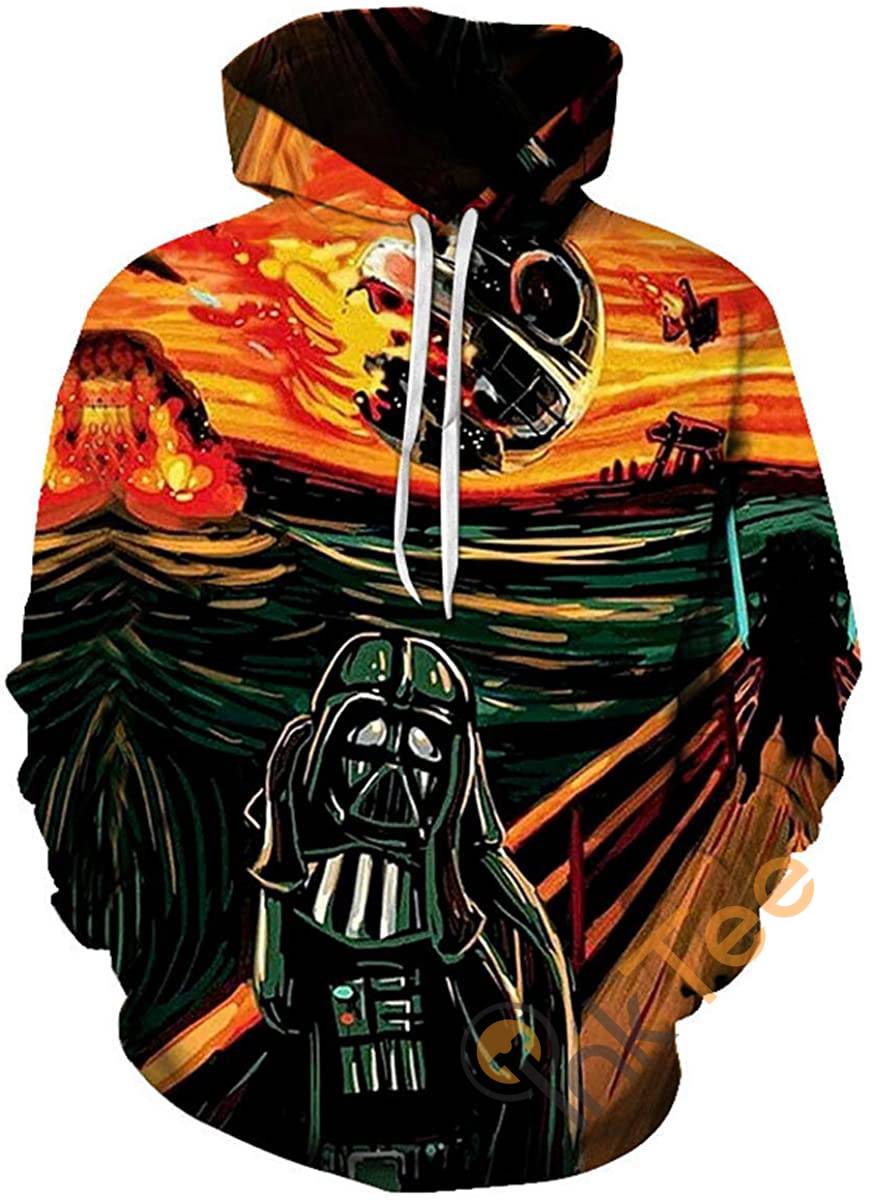 Funny Cartoon Cosplay Print Pullover With Front Pocket Hoodie 3D