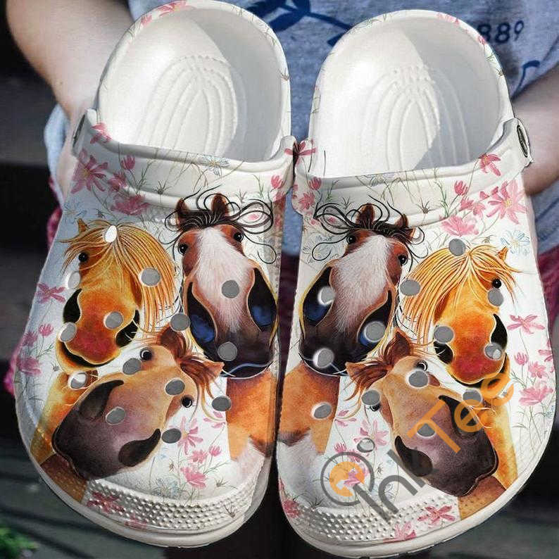 Funny Horse Crocs Clog Shoes 1 Funny Horse Crocs Clog Shoes